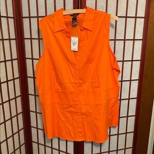 Vibrant Ashley Stewart Top Size 18
